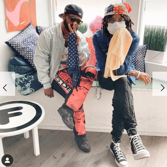 Levi's painted Worked Moto Jean's Vintage SP5DER - Picture 6 of 10